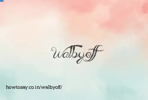 Walbyoff