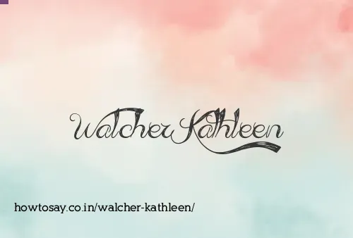 Walcher Kathleen