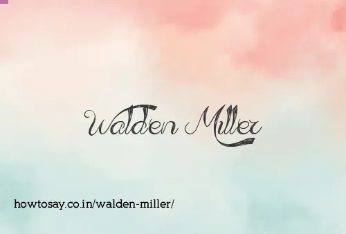 Walden Miller