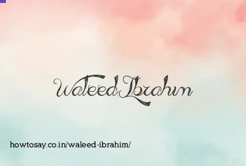 Waleed Ibrahim