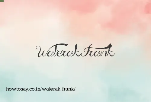 Walerak Frank
