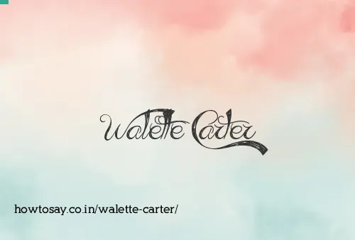 Walette Carter