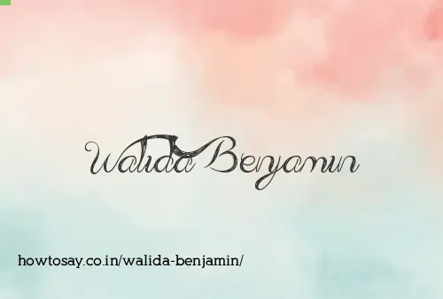 Walida Benjamin