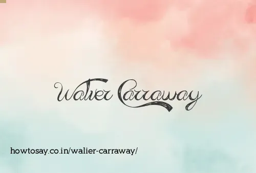 Walier Carraway