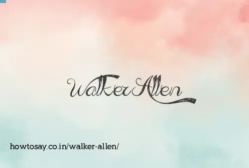 Walker Allen