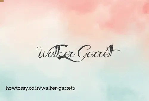 Walker Garrett