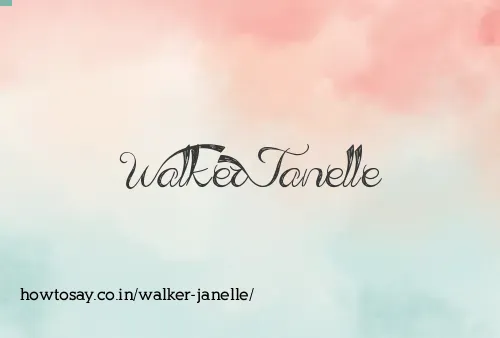 Walker Janelle