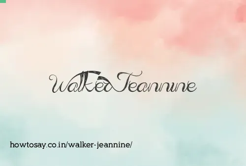 Walker Jeannine