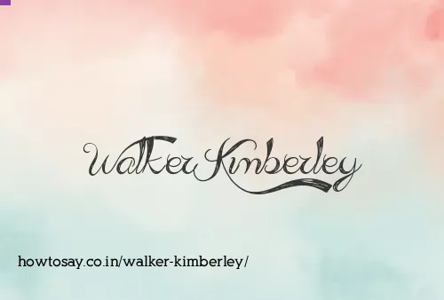 Walker Kimberley