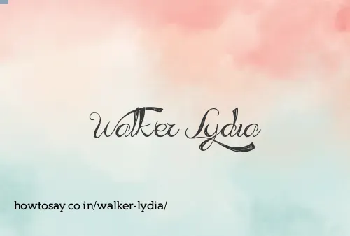 Walker Lydia