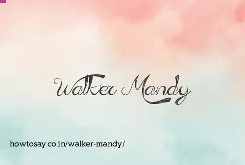 Walker Mandy