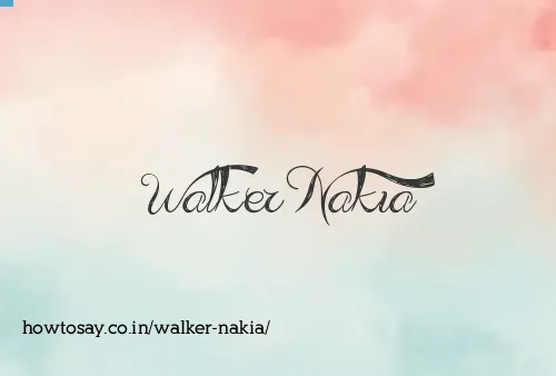 Walker Nakia