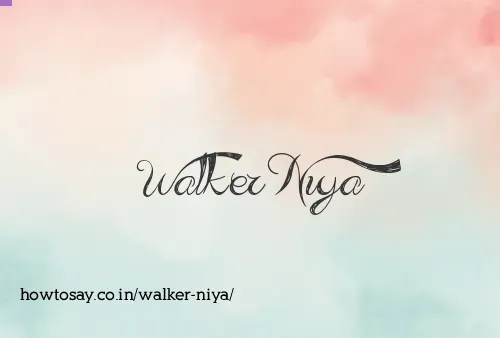 Walker Niya