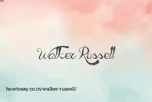 Walker Russell