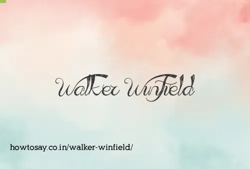 Walker Winfield