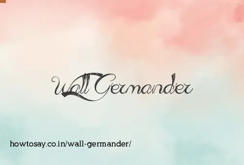 Wall Germander
