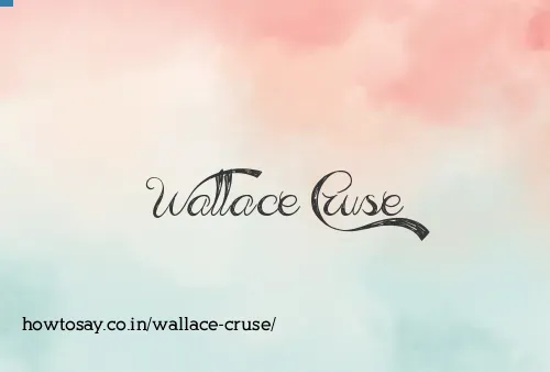 Wallace Cruse