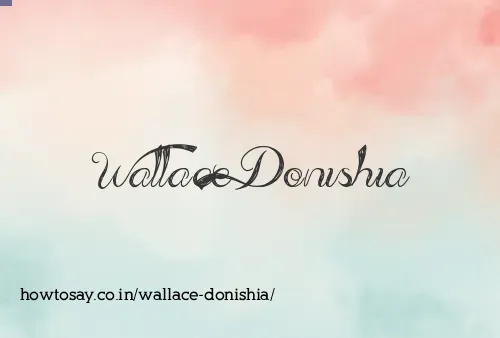Wallace Donishia