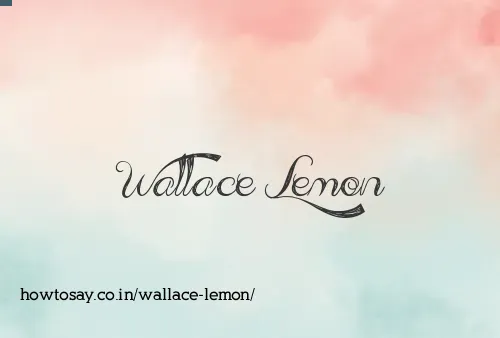 Wallace Lemon