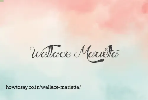 Wallace Marietta