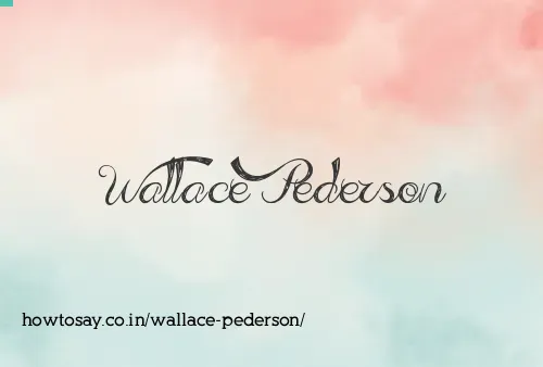 Wallace Pederson