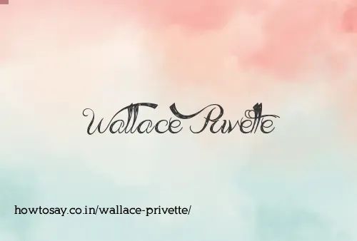 Wallace Privette