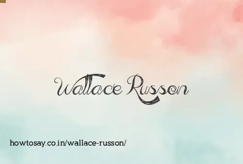 Wallace Russon