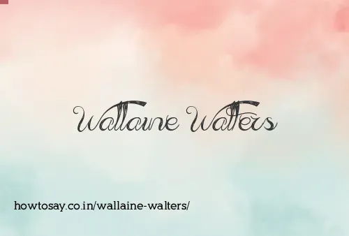 Wallaine Walters