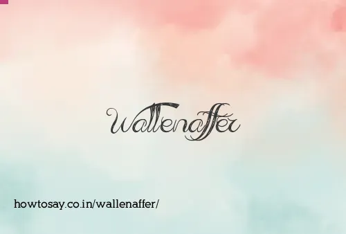 Wallenaffer