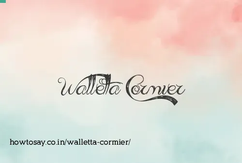 Walletta Cormier