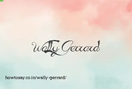 Wally Gerrard