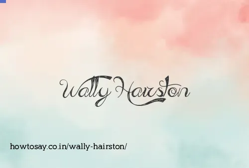 Wally Hairston