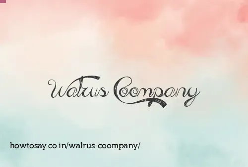 Walrus Coompany