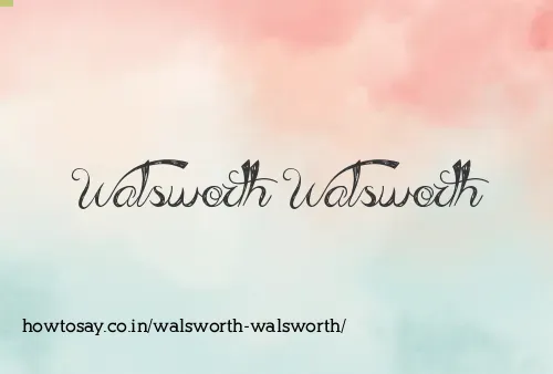Walsworth Walsworth