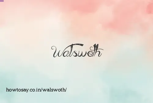 Walswoth