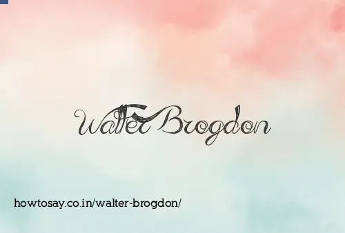 Walter Brogdon