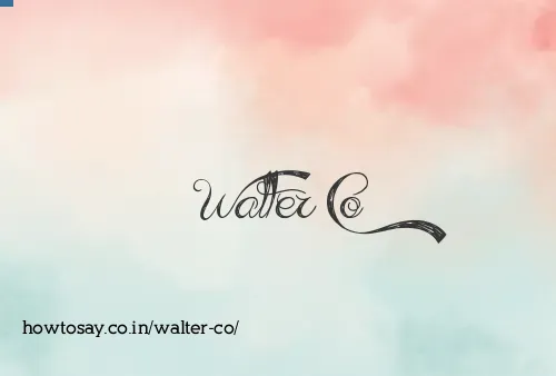 Walter Co