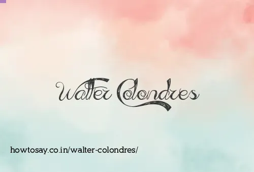Walter Colondres