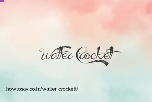 Walter Crockett