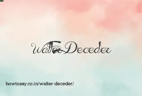 Walter Deceder