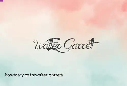 Walter Garrett