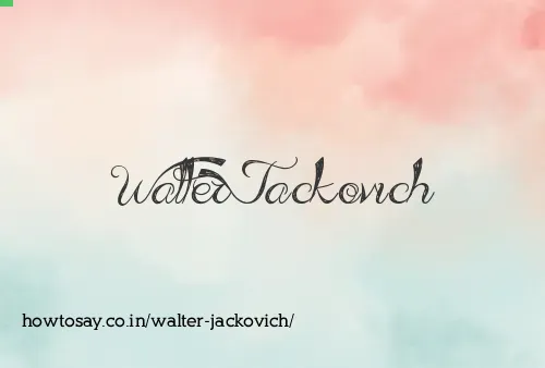 Walter Jackovich