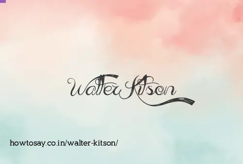 Walter Kitson