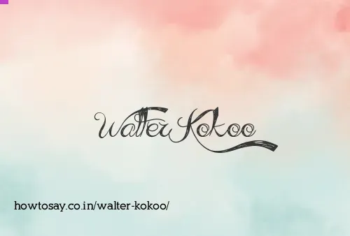 Walter Kokoo
