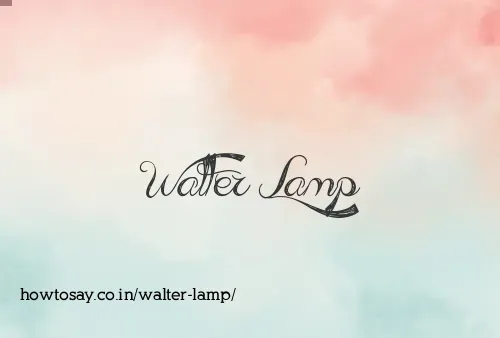 Walter Lamp