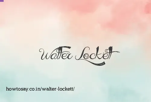 Walter Lockett