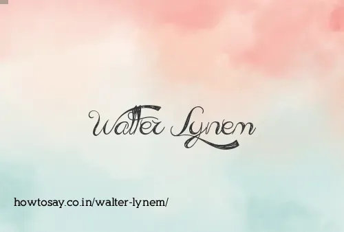 Walter Lynem