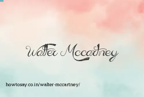 Walter Mccartney