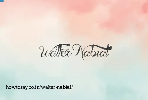 Walter Nabial