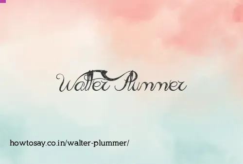 Walter Plummer